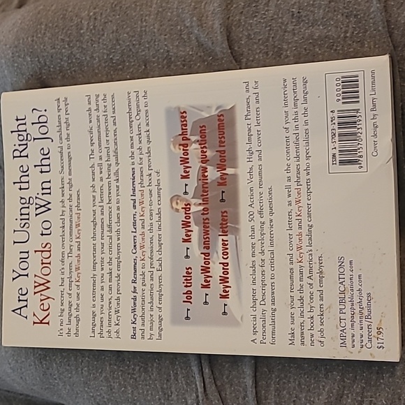Best keywords for resumes, cover letters, and interviews paperback book - Picture 3 of 3